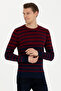Men's Burgundy Sweater 50272124 -Vr014