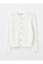 LCW Crew Neck Plain Long Sleeve Women's Knitwear Cardigan - 6