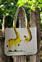 New Trend - Digital Printed Cheerful and Figured Felt Shoulder Bag - 2