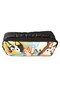 Bluey Themed Illustrated Double Eyed Fabric Pencil Case (Pen Holder) - 3