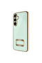 Galaxy S24 / S25 Case Camera Lens Protected Transparent Colorful Logo Showing Shiny Cover Silver - 6