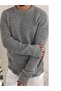 Copy - Copy - Men's Oversized Knitted Sweater with Crew Neck and Fisherman Collar - 3