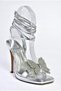 Kelebek Series Ankle Strap Thin Heeled Women's Evening Dress Shoes - 7