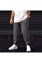 Smoked Jogger Leg Oversize Fit Comfortable Wear Sweatpants - 2