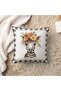 Autumn Themed 43X43 Velvet Cushion Cover - 2