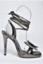 Kelebek Series Ankle Strap Thin Heeled Women's Evening Dress Shoes - 7