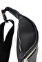 Vegan Leather 2 Compartment Chest Crossbody and Waist Bag - 4