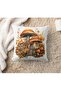 Autumn Themed 43X43 Velvet Cushion Cover - 3