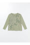 Lcw Grace Crew Neck Printed Long Sleeve Women's T-Shirt (W4)