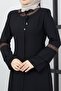 حجم كبير تطريز مفصل أسود Ferace SS2032 - 7