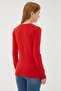 V-Neck Sweater Red - 5