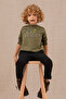 Children's Khaki Crew Neck Sweatshirt 50270740-Vr027 - 2