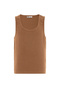 Camisole Athlete Basic Tank Top - Camel