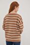 Striped Sweater Camel - 3