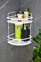Double Shampoo Holder Bathroom Organizer with Crystal Lamas - Shelf and Corner Holder - 2