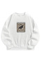 Crows before Bros - White Oversize Sweatshirt