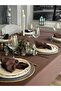 Aura Brown Tablecloth