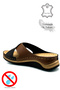 Cross Strap Soft and Lightweight Thick Soled Women's Slippers Sports Slippers 521/2 Black Tan - 7
