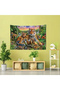 Tiger Family Arslan Love Love Nature Wall Cloth Wall Tapestry Wall Decoration Decorative Wall Art - 2