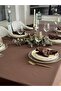 Aura Brown Tablecloth - 2