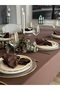 Aura Brown Tablecloth - 8