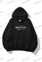 Y2K Unisex Reverse Stone Look Printed Sweatshirt Kod 1591 Black