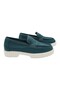 Genuine Leather Blue Comfortable and Light Daily Women's Shoes