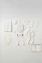 Baby Basketed Bow Tie Vest with Detailled Muslin 10-Piece Newborn Hospital Release Zibin Set Boxed Yk1006 - 3