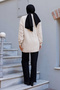 Women's Sleeves Basket Braided Pocket Knitwear Cardigan - 7