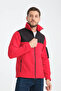 Men's Full Zip Softshell Paneled Fleece Jacket 3 Pockets Chest Water and Wind Resistant - 7