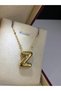 Balloon z letter necklace stainless steel yellow color • in illuminated box • for lover • for wife • for mother necklace - 3