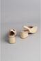 Seç 9627 Genuine Leather Heel-Height Women's Shoes (Heel Height: 6 cm) Beige - 4