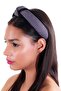 Hahai Women's Wide Band Gingham Knotted Crown - 3