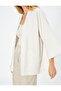 Kimono Half Sleeve Pocket Detailed - 5