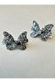 Glitter Sequin Glittering 2-Piece Butterfly Clip Buckle - 3