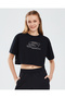 Graphic T-shirt W Short Sleeve Women's Black T-shirt S241014-001