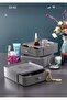 3 Drawers Dark Gray Makeup Cosmetic Jewelry Accessory Organizer - 2