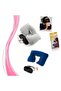 Triple Travel Set Inflatable Pillow Eye Mask Earplugs (5492) - 5