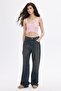 Powder Hair Braided Knitwear Crop Top - 4