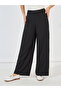 Solid Straight Leg Pants with Belt Loops - 2