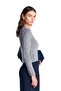 Gray Knitwear Crop Sweater - 5