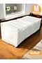 8 Pieces White Accordion Type Medium 11 Compartment Drawer Organizer Closet Organizer Set 40X16X12 cm - 4