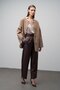 Embroidery Detailed Unlined Casual Coat with Pocketed Bag Pockets Vi̇zon 3077 - 5