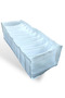 8 Pieces White Accordion Type Medium 11 Compartment Drawer Organizer Closet Organizer Set 40X16X12 cm - 8