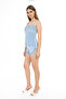 Velvet Double Pajamas Set with Shorts - 4