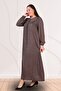 Women's Plus Size Crispy Pattern Summer Long Dress - 7