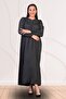 Women's Plus Size Crispy Pattern Summer Long Dress