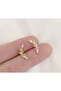 Elegant Cubic Twig Earrings