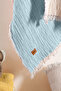 Blue Baby Muslin Blanket - 5 Layers Filled, 90X110 - 2