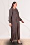Women's Plus Size Crispy Pattern Summer Long Dress - 6